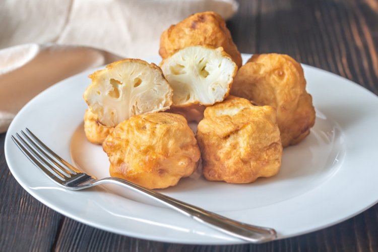 Yeast Battered Cauliflower in the Air Fryer