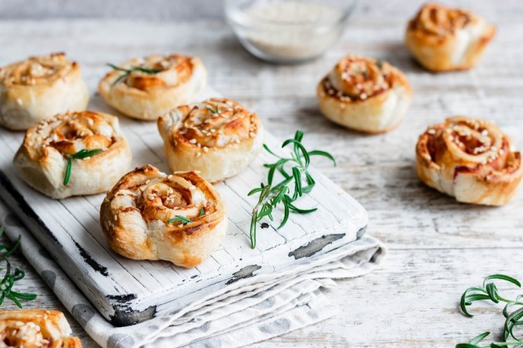 Healthy Snails with Cottage Cheese and Cheese in an Air Fryer