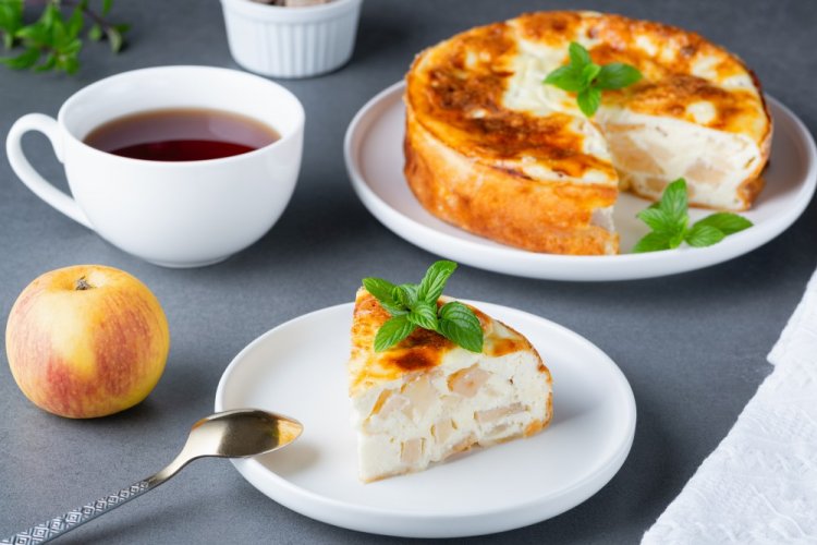 Healthy Cottage Cheese Casserole in an Air Fryer