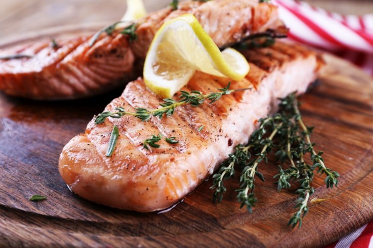 Salmon Steak in an Air Fryer