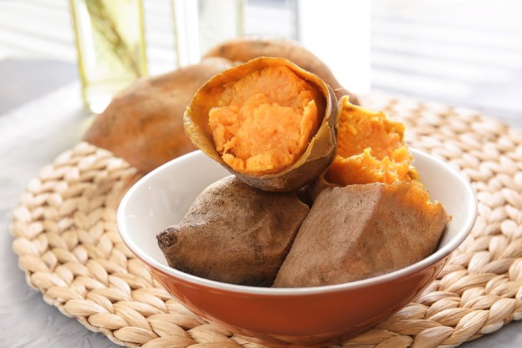 Whole Baked Sweet Potato in an Air Fryer