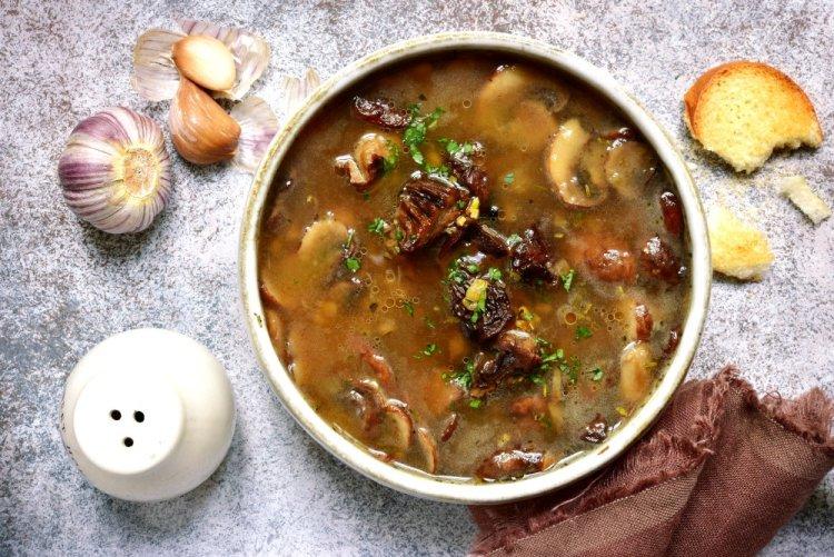 Mushroom Soup in a Multicooker