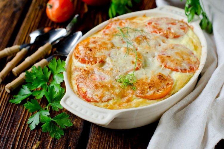 Rice Casserole with Minced Meat in an Air Fryer