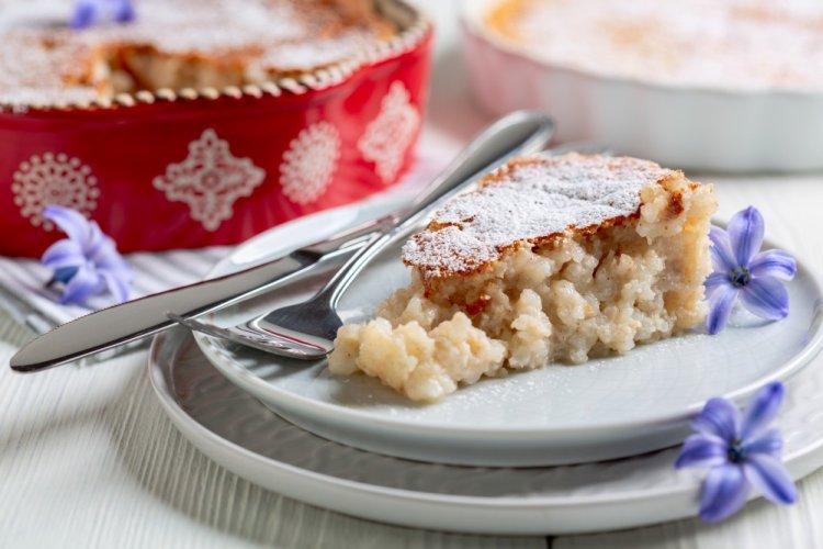 Sweet Rice Casserole in an Air Fryer