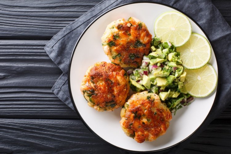 Chum Salmon and Broccoli Cutlets