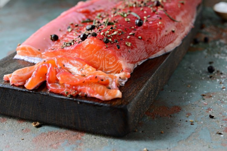 Gravlax with Orange and Pink Pepper