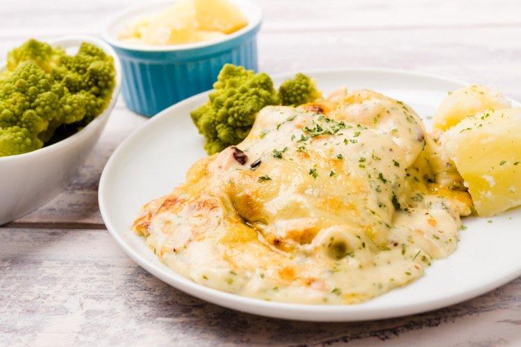 Tilapia con patatas en freidora de aire