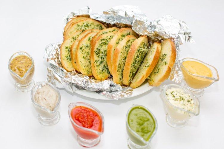 Hot Air Fryer Sandwiches with Garlic Butter