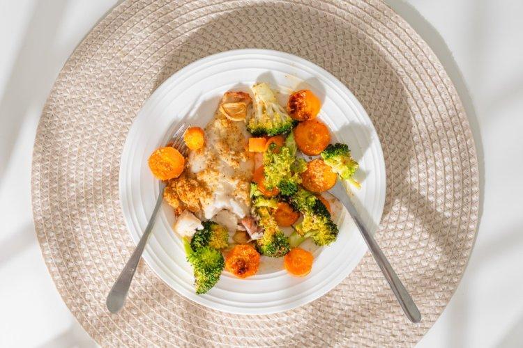 Macrurus with Broccoli in the Oven