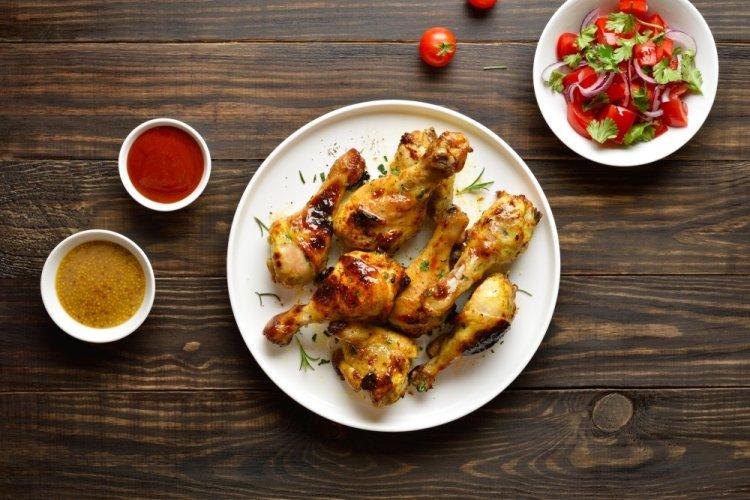 Adobo de mayonesa y mostaza para pollo al horno