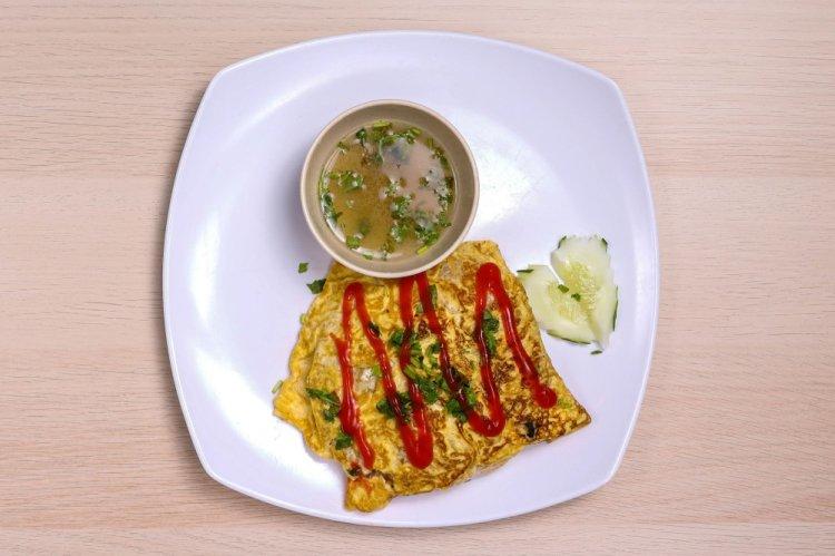 Herb Omelet in Lavash