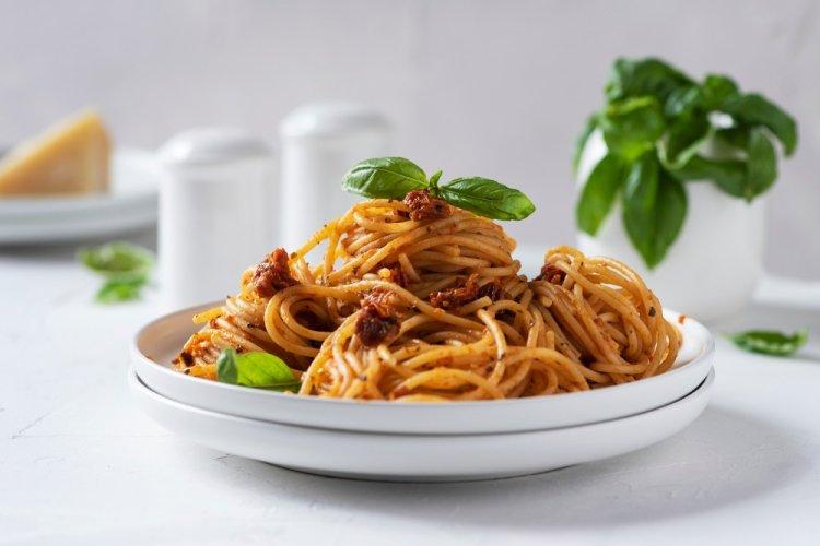 Pasta rápida con tomates secos
