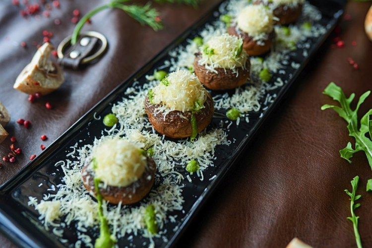 Cheese and Garlic Filling for Mushrooms