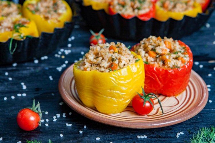 Stuffed Peppers with Rice