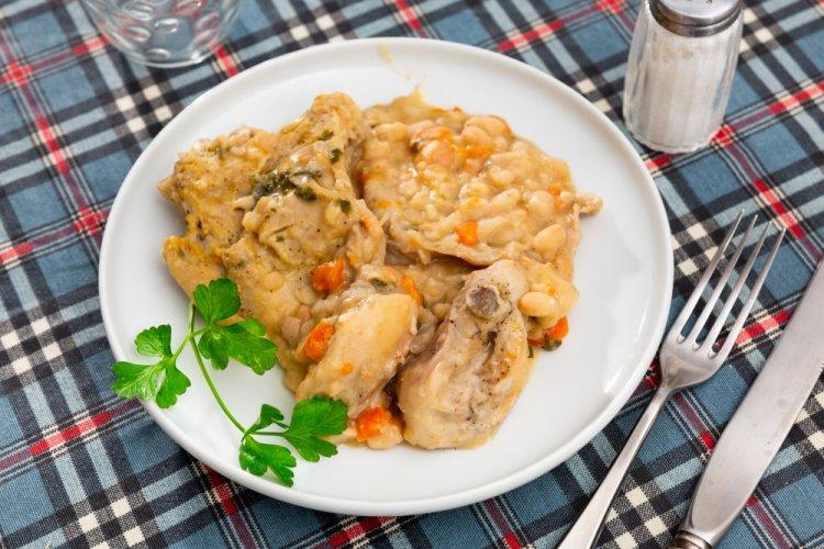Rabbit with Beans in an Afghan Kazan