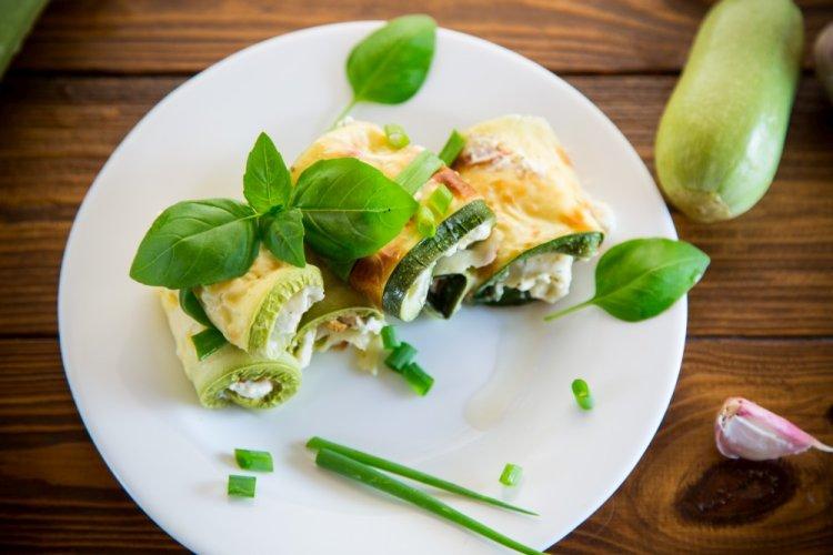 Zucchini Rolls with Shrimp
