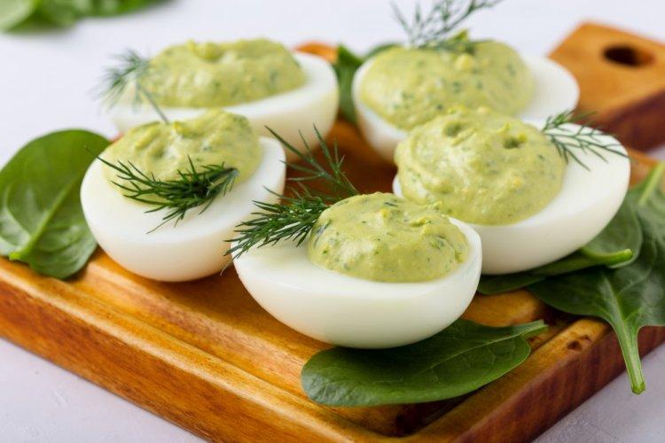Eggs Stuffed with Avocado