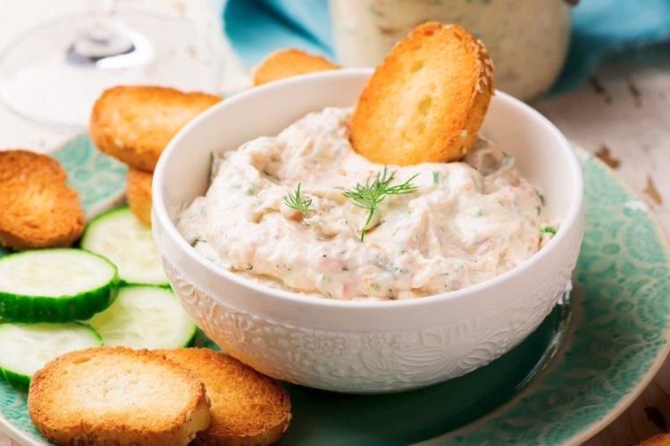 Cream Cheese Spread with Salmon for Sandwiches
