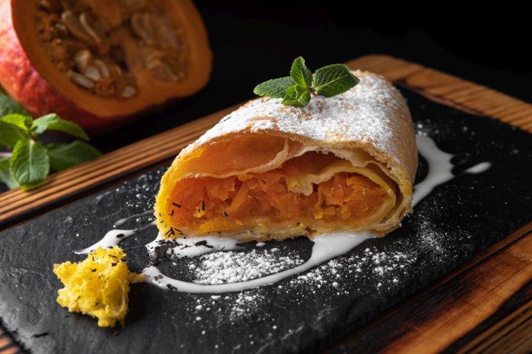 Strudel de calabaza con masa filo