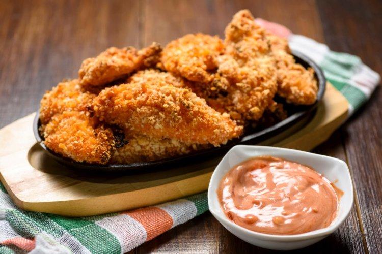 Parmesan Chicken Strips in an Air Fryer