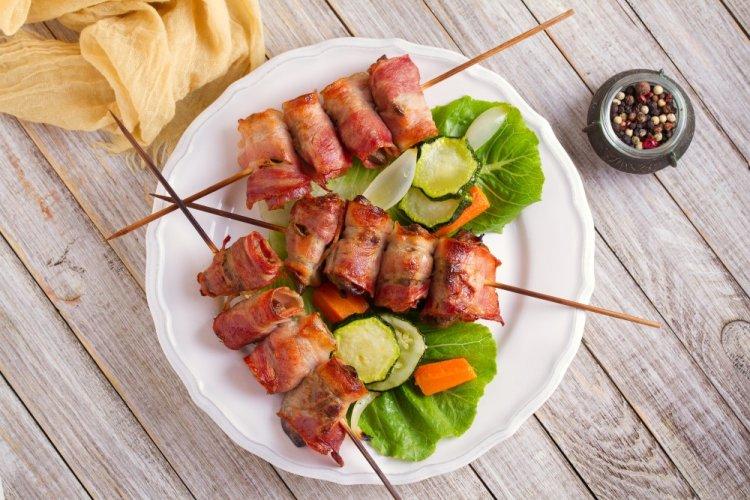 Chicken Liver with Bacon in an Air Fryer