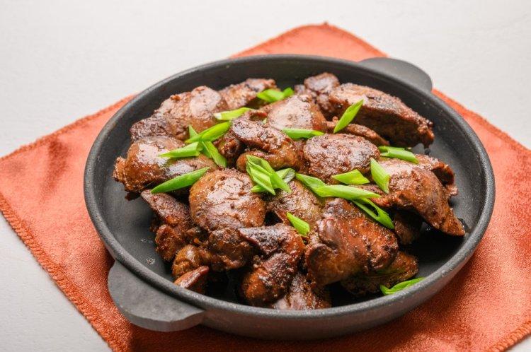 Chicken Liver with Soy Sauce in an Air Fryer