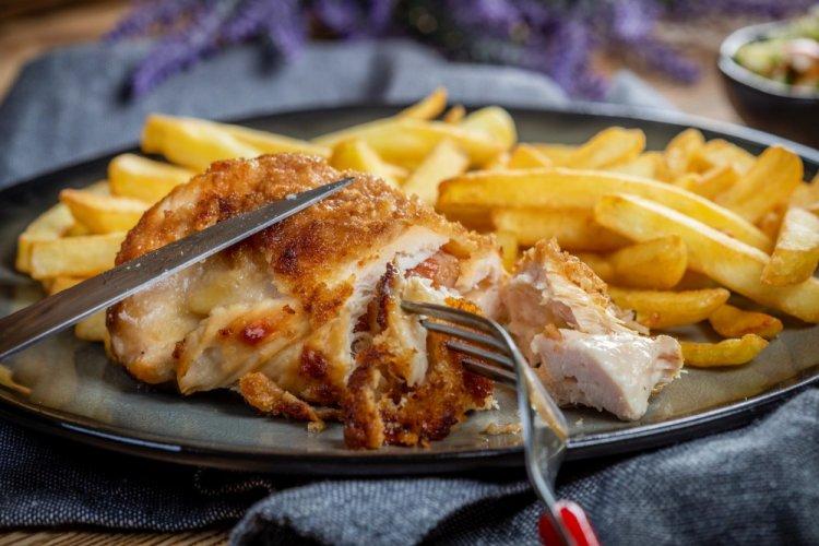 Air Fryer Chicken Rolls with Omelet