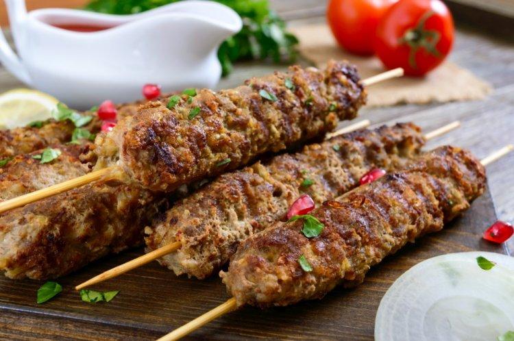 Pork and Beef Lula Kebab in an Air Fryer
