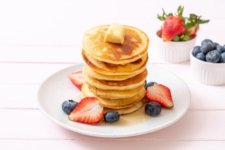 Protein Pancakes with Butter