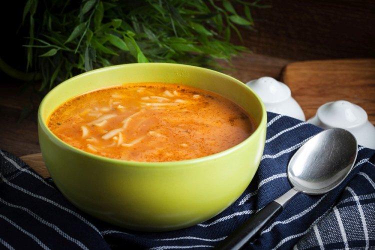 Tomato Instant Noodle Soup