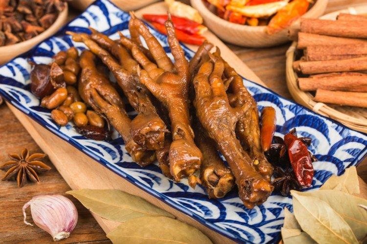 Chinese Chicken Feet in the Oven