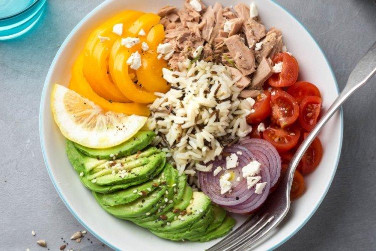 Canned Tuna and Rice Bowl