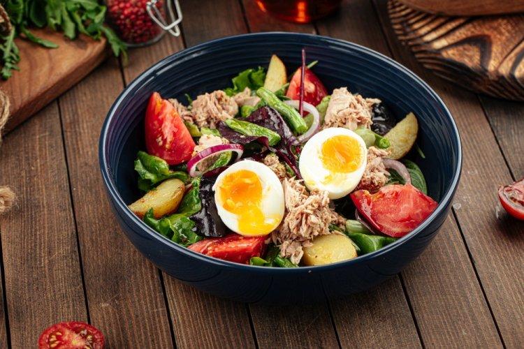 Baked Potato and Tuna Bowl