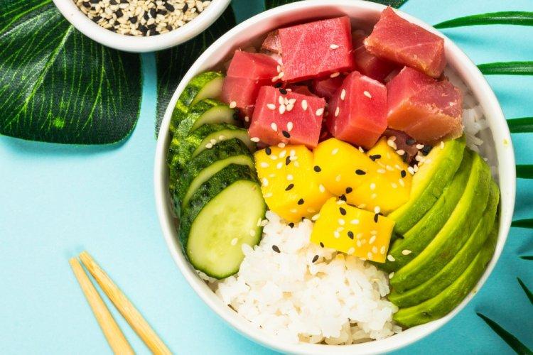 Fresh Tuna and Mango Bowl