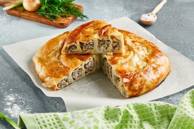 Phyllo Dough Pie with Minced Meat