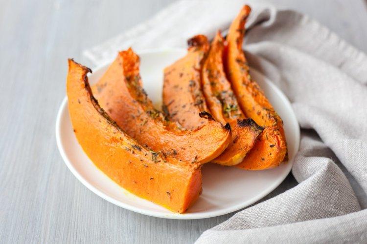 Air Fryer Baked Pumpkin Wedges