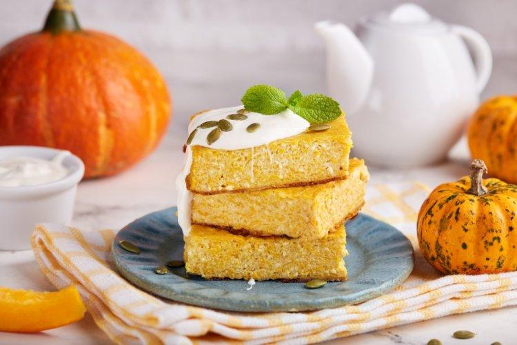 Air Fryer Cottage Cheese Casserole with Pumpkin