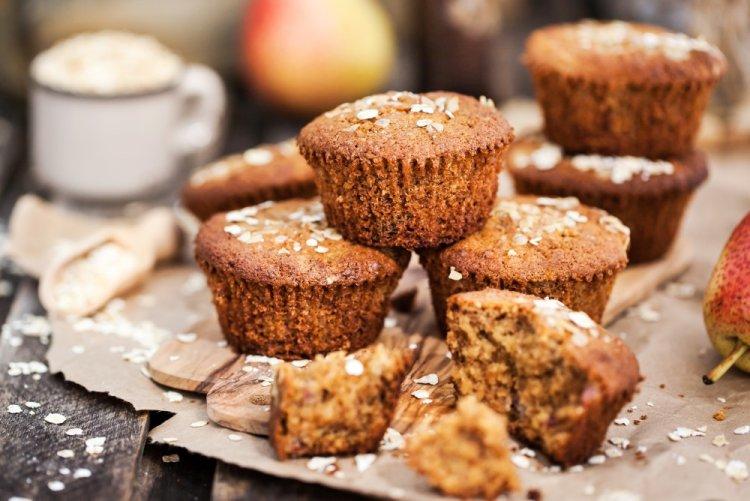 Protein and Oat Flour Muffins