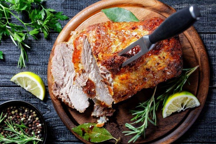 Pork Tenderloin with Lemon and Aromatic Herbs in an Air Fryer