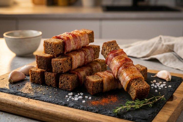 Bacon Croutons in the Air Fryer