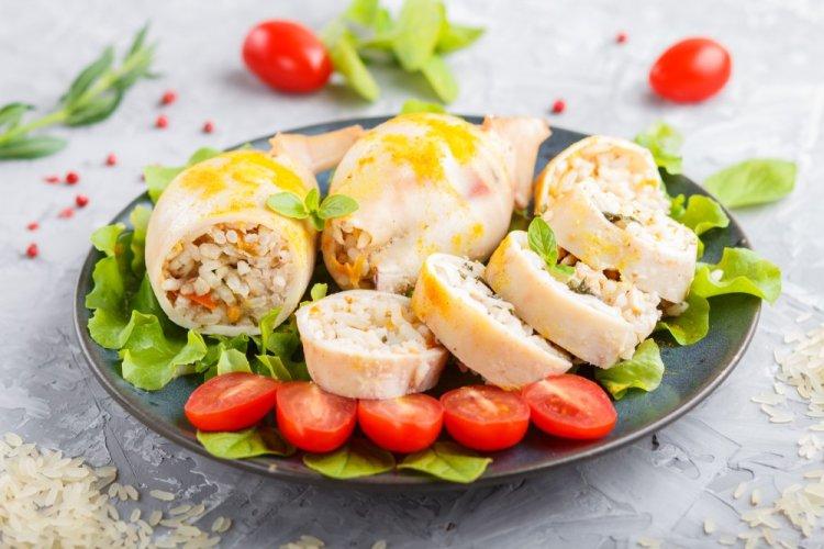 Stuffed Squid in an Air Fryer