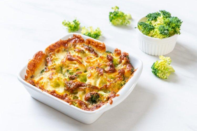 Broccoli and Chicken Casserole in the Oven