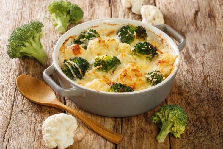 Cauliflower and Broccoli Casserole