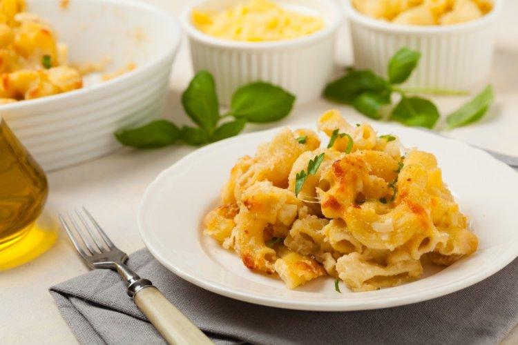 Air Fryer Pasta Casserole with Cauliflower