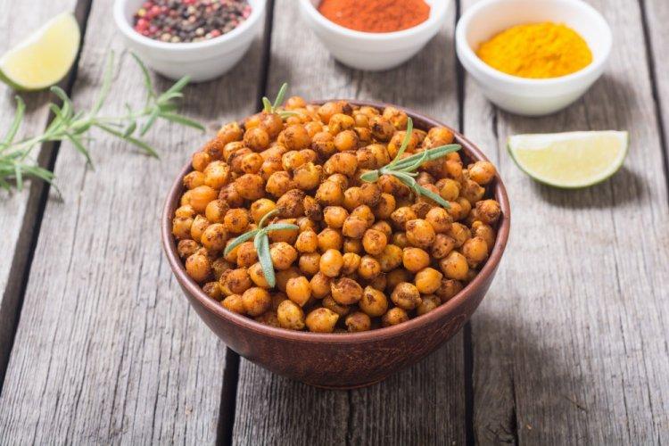 Garbanzos asados con especias