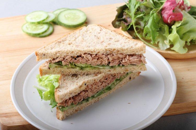 Tuna and Cucumber Sandwich