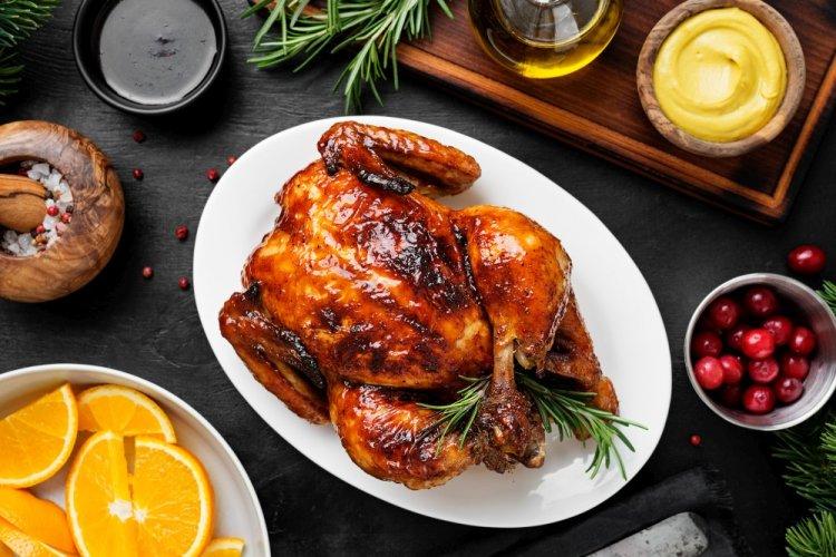 Chicken with Honey and Mustard in an Air Fryer