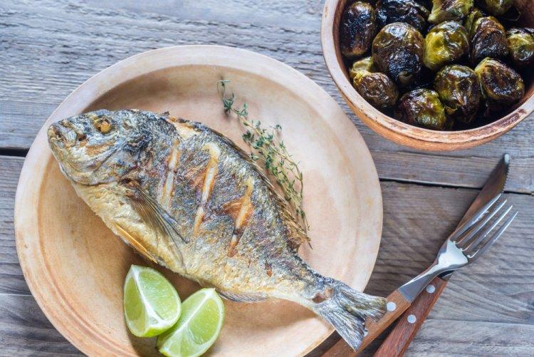 Whole Baked Dorada in Air Fryer