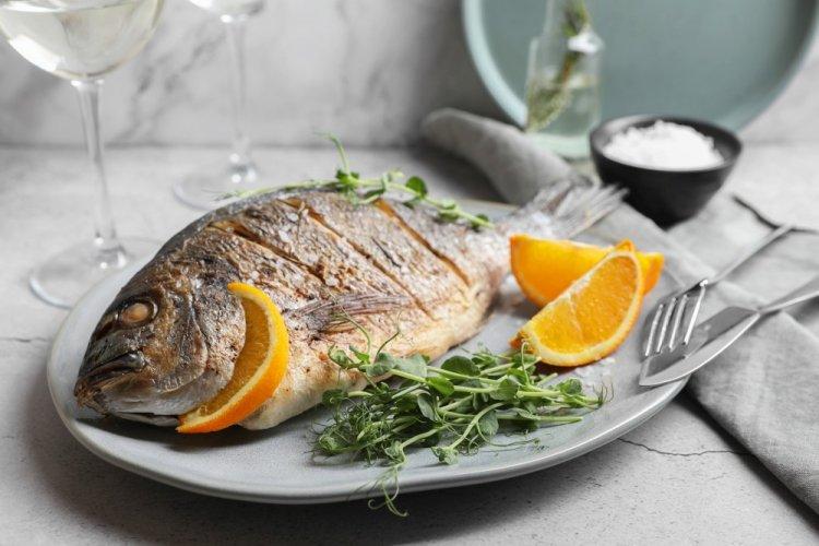 Dorada Baked with Orange and Thyme in Air Fryer