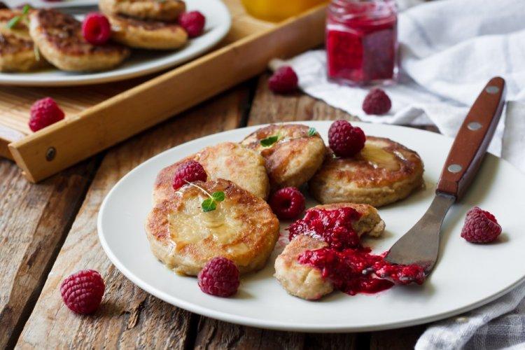 Syrniki with Banana and Tofu